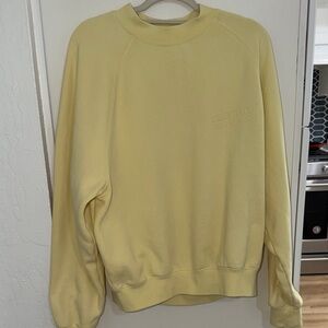 Fear of God Essentials Canary Crewneck Unisex Sweatshirt | S